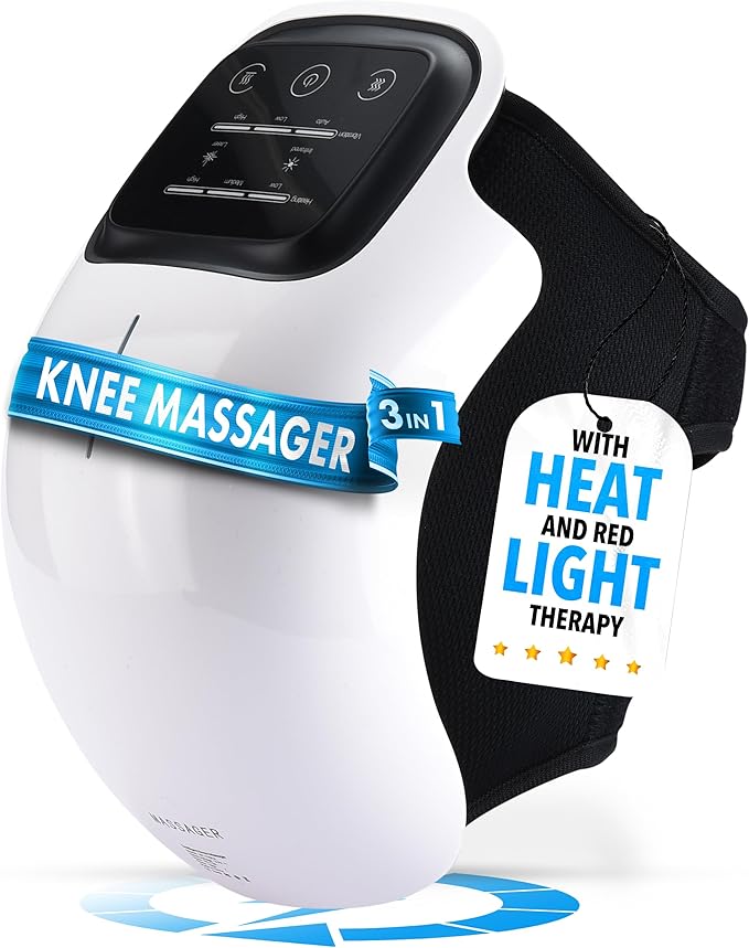 Smart Knee Massager with Heat & Vibration