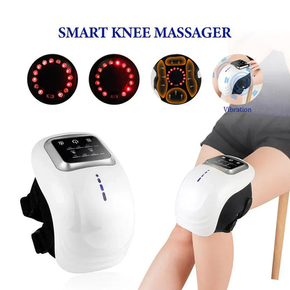 Smart Knee Massager with Heat & Vibration